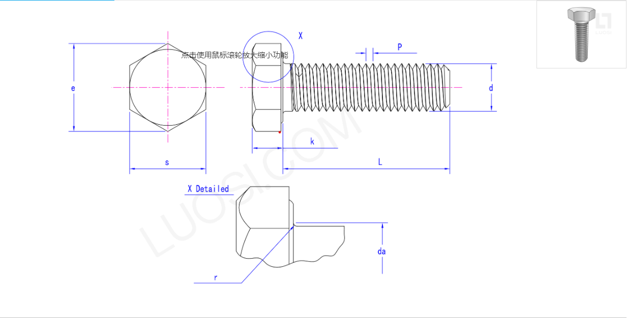 Hex Bolt DIN933/931