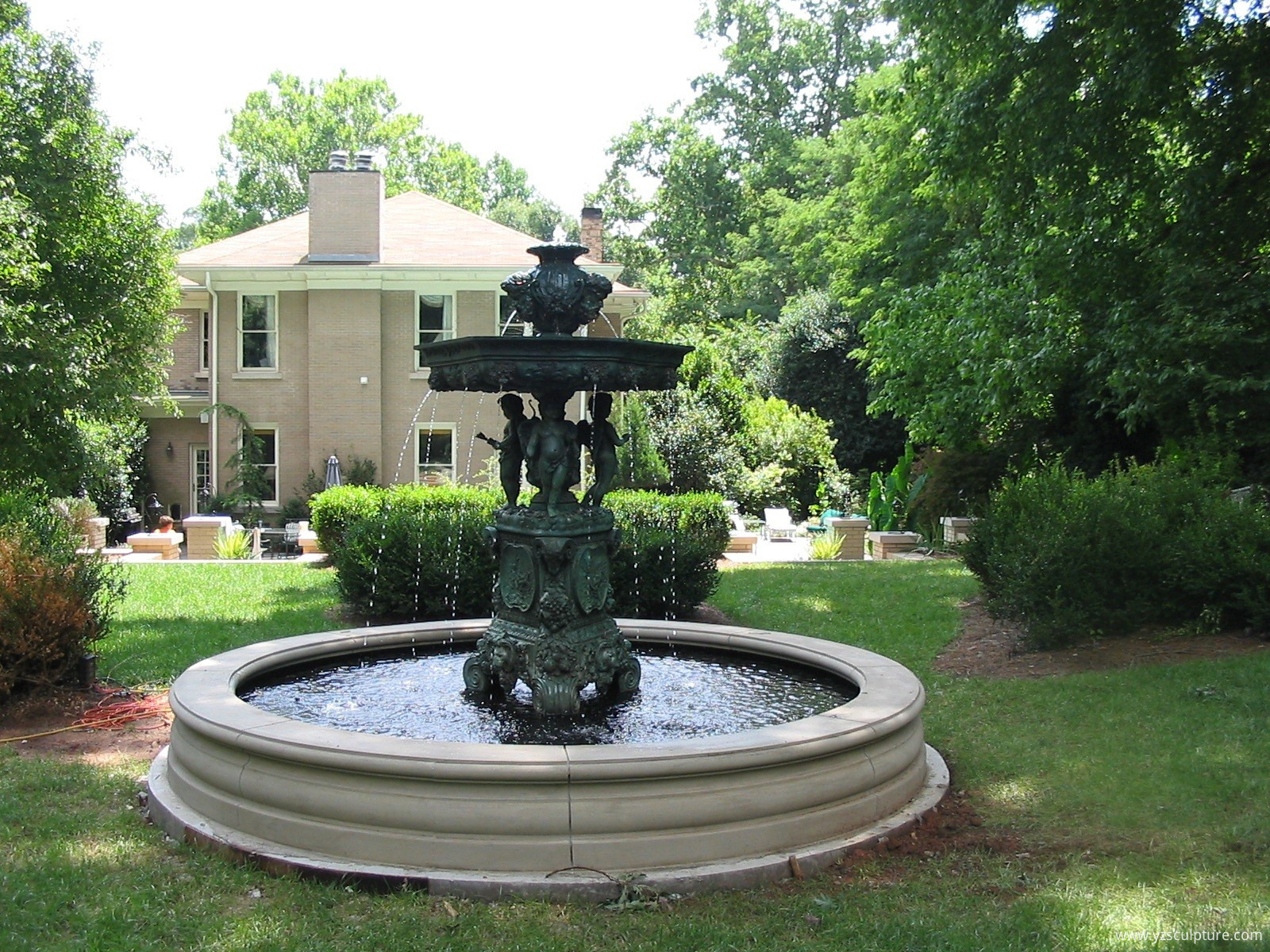 Antique Outdoor Bronze Garden Fountains For Sale