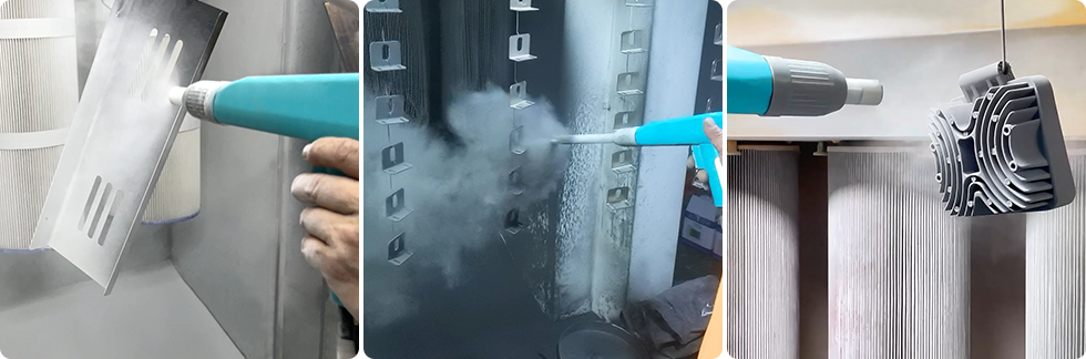 V12 Manual Powder Coating Machine box-fed V12 Manual Powder Coating Machine box-fed