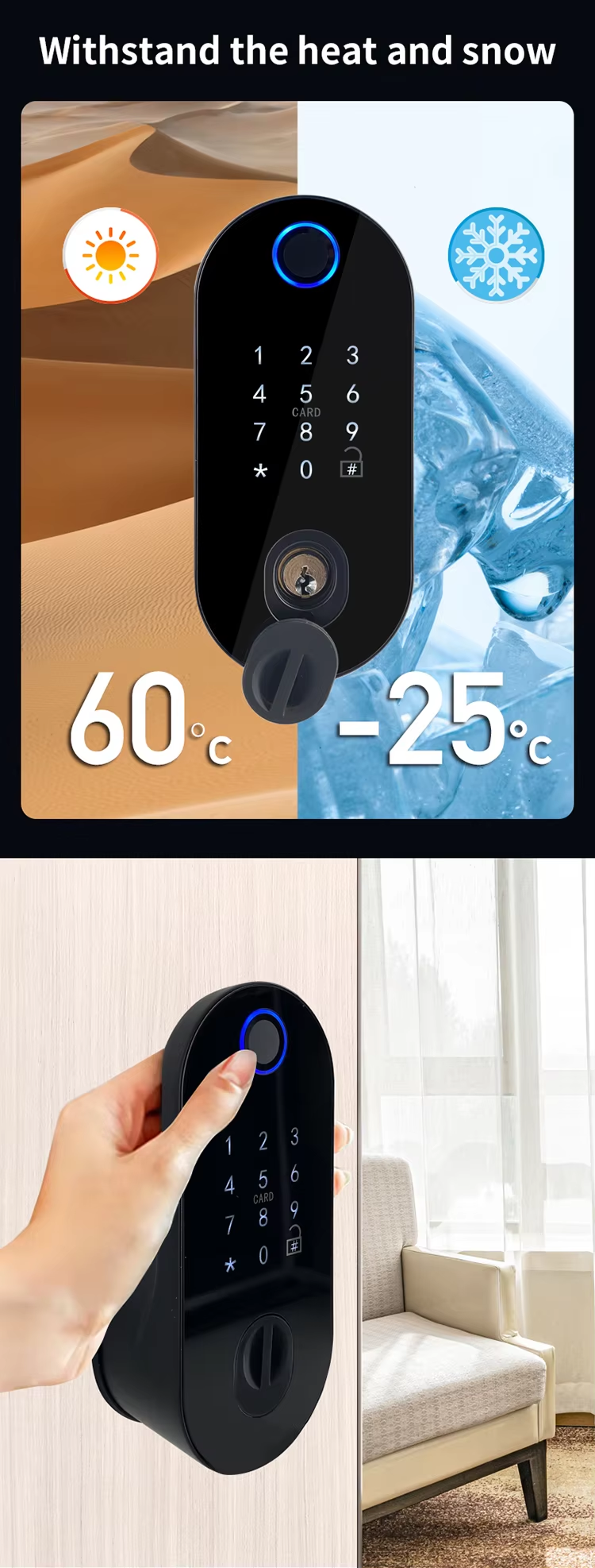 2 1 Fingerprint outdoor lock 2 1 Fingerprint outdoor lock