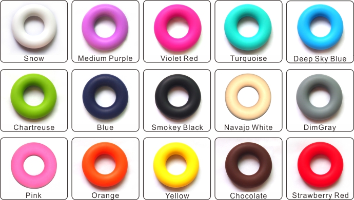 シリコーンルーズビーズ silicone loose beads