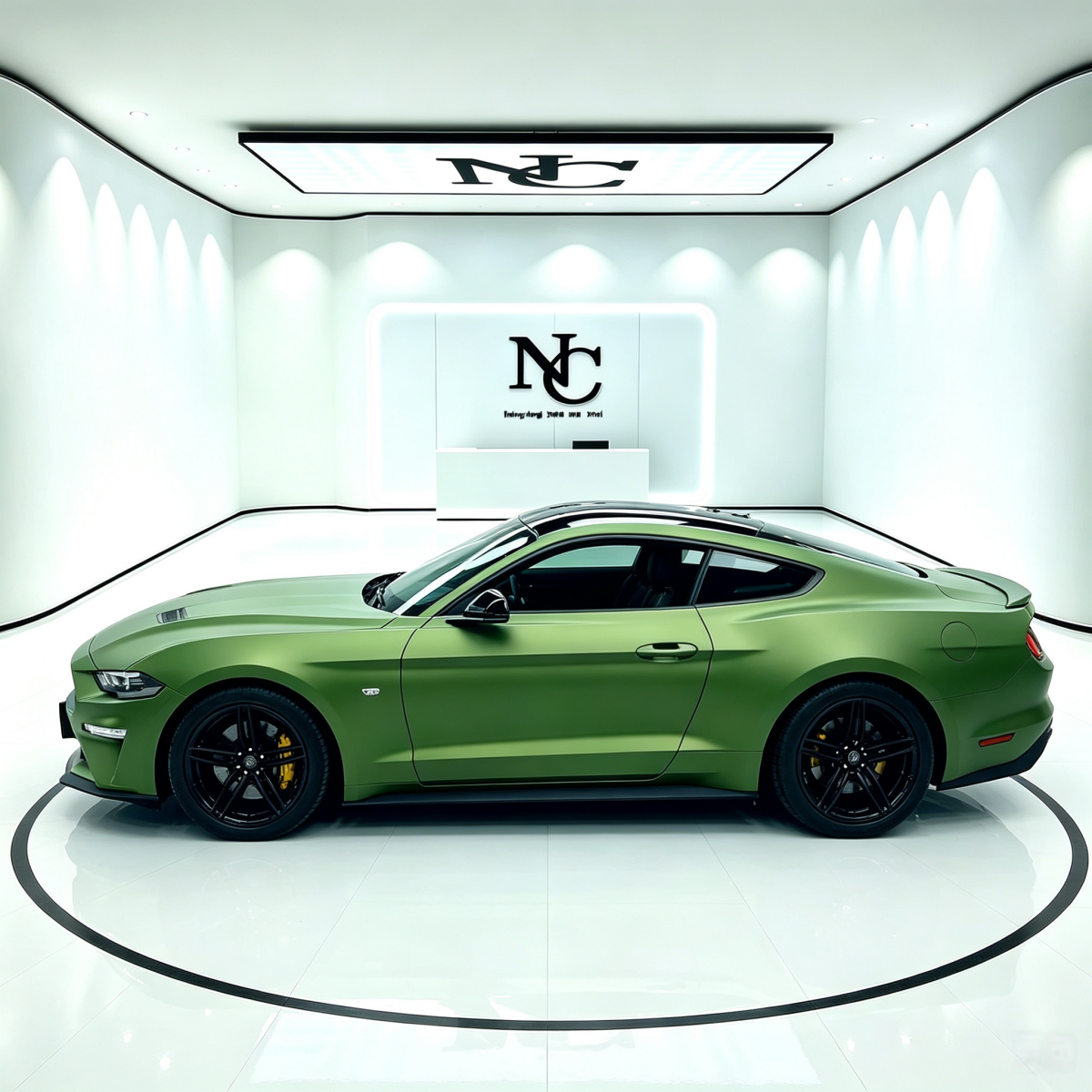 PL271-P Green Mamba wrap for car PL271-P Green Mamba wrap for car