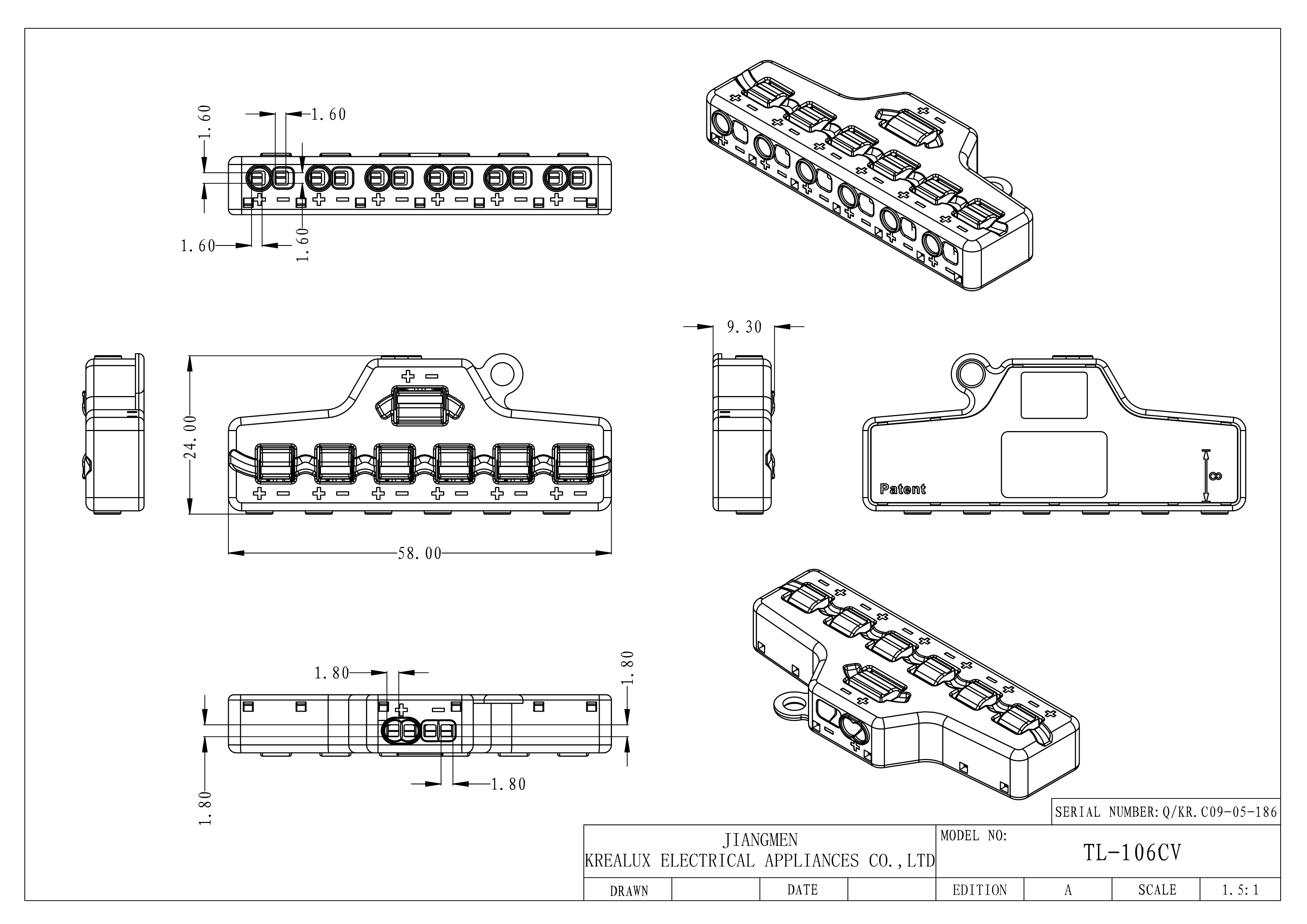 6 Poles Led Connector System 6 Poles Led Connector System