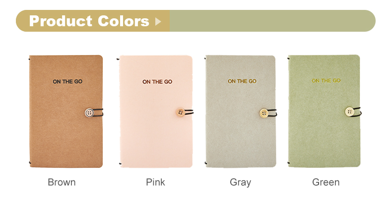 Washed Kraft Paper notebook detail2 Washed Kraft Paper notebook detail2