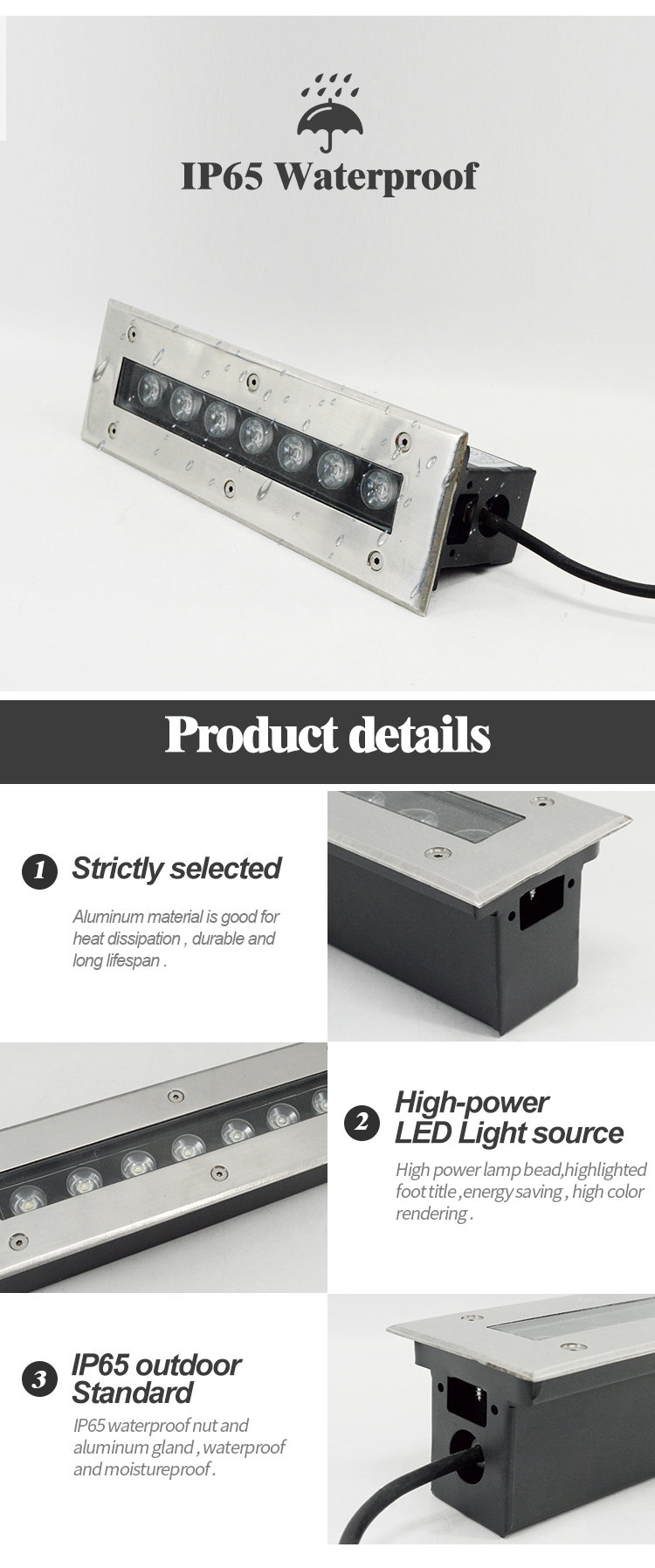 Linear LED Underground Light Linear LED Underground Light