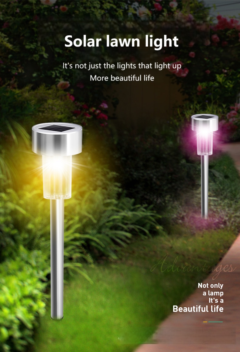 Stainless Steel Solar Garden Light Stainless Steel Solar Garden Light