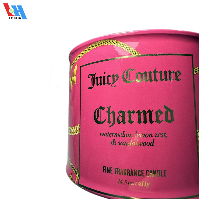 Gold Stamping Effect printed PVC shrink wrap labels Gold Stamping Effect printed PVC shrink wrap labels