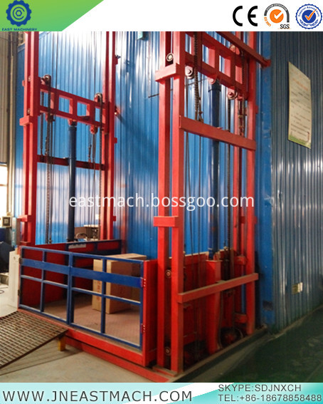 Electric Simple Goods Ladder Lift Platform For Sale