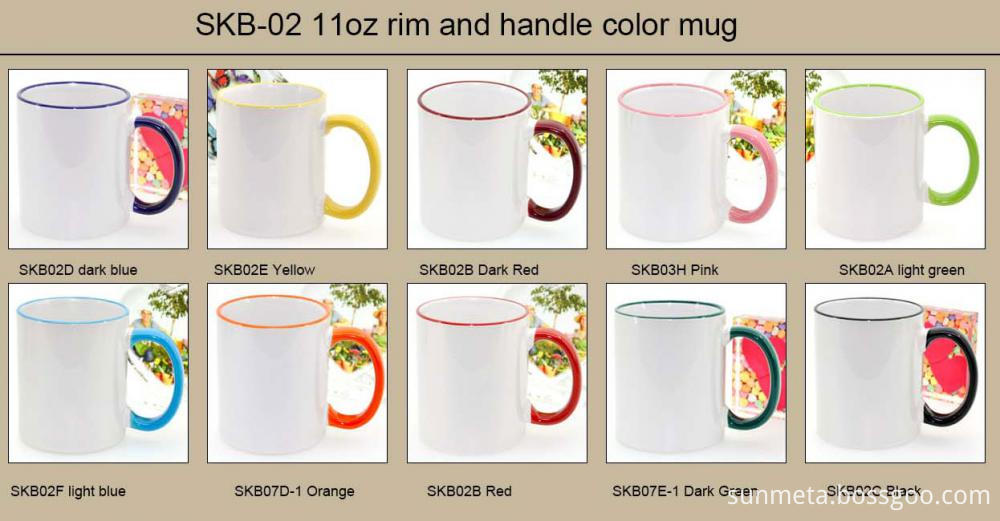 Sublimaiton color mugs Sublimaiton color mugs