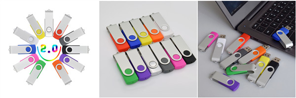 Colorful Swivel USB Flash Drive