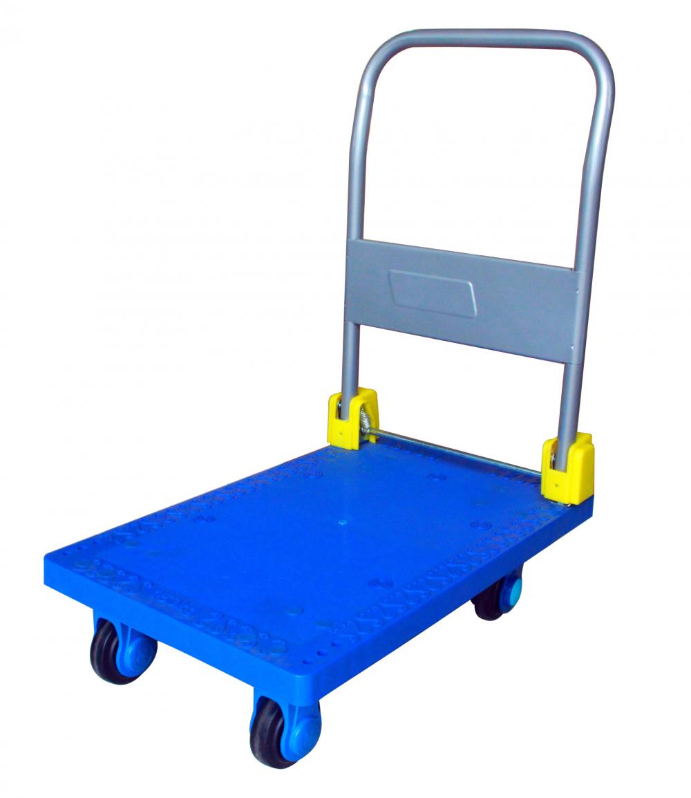 150kgs Plastic Platform Folding Hand Trolley