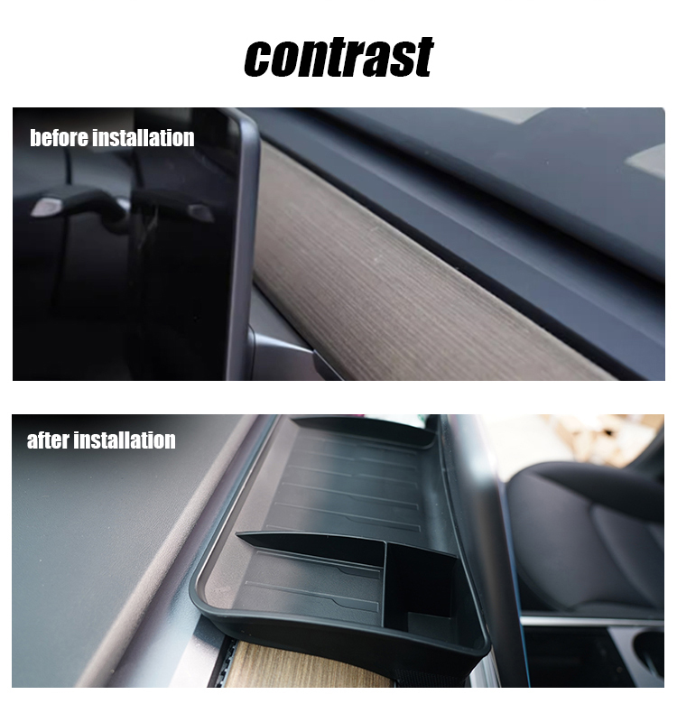 1_02Tesla Model3 dashboard storage box 1_02Tesla Model3 dashboard storage box