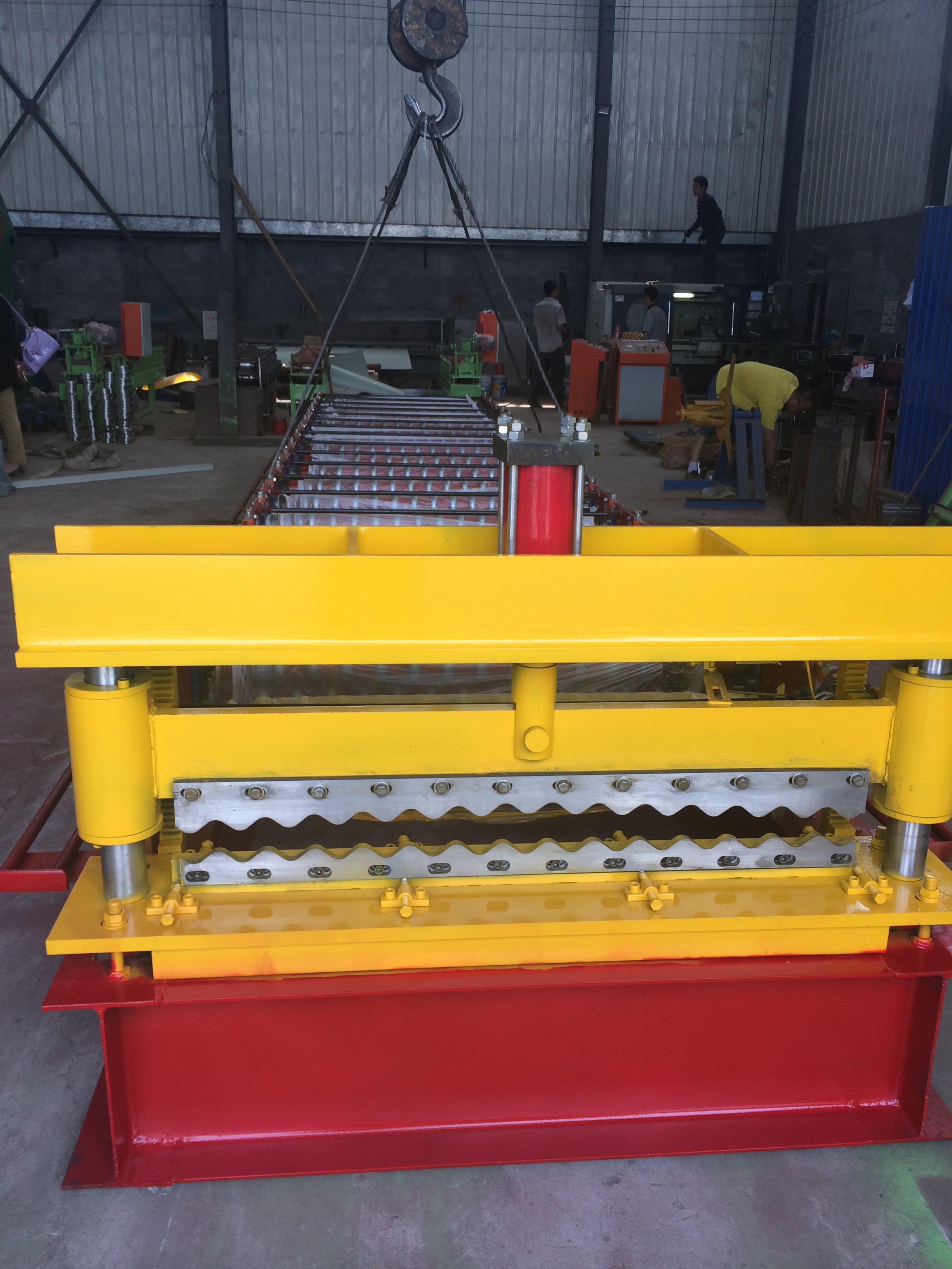 corrugated roof sheet roll forming machine to Mexico