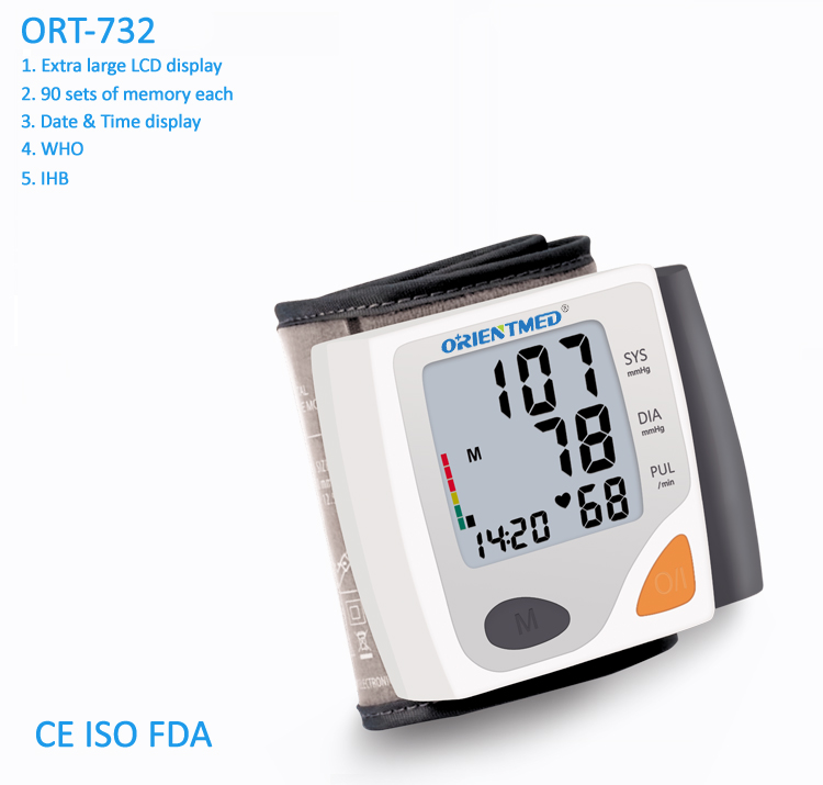 Ort732 Bilek Kan Basıncı Monitörü Ort732 Wrist Blood Pressure Monitor