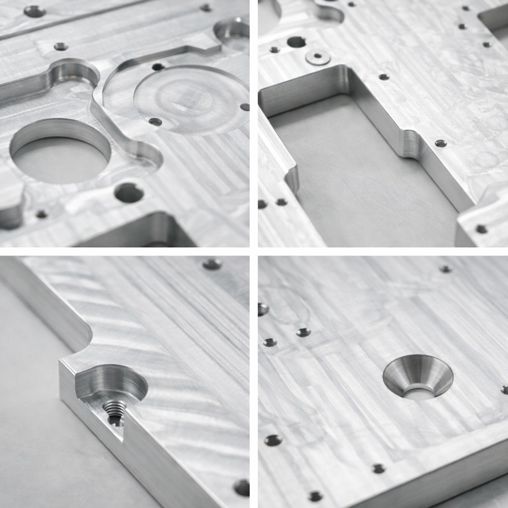 CNC milled plate CNC milled plate