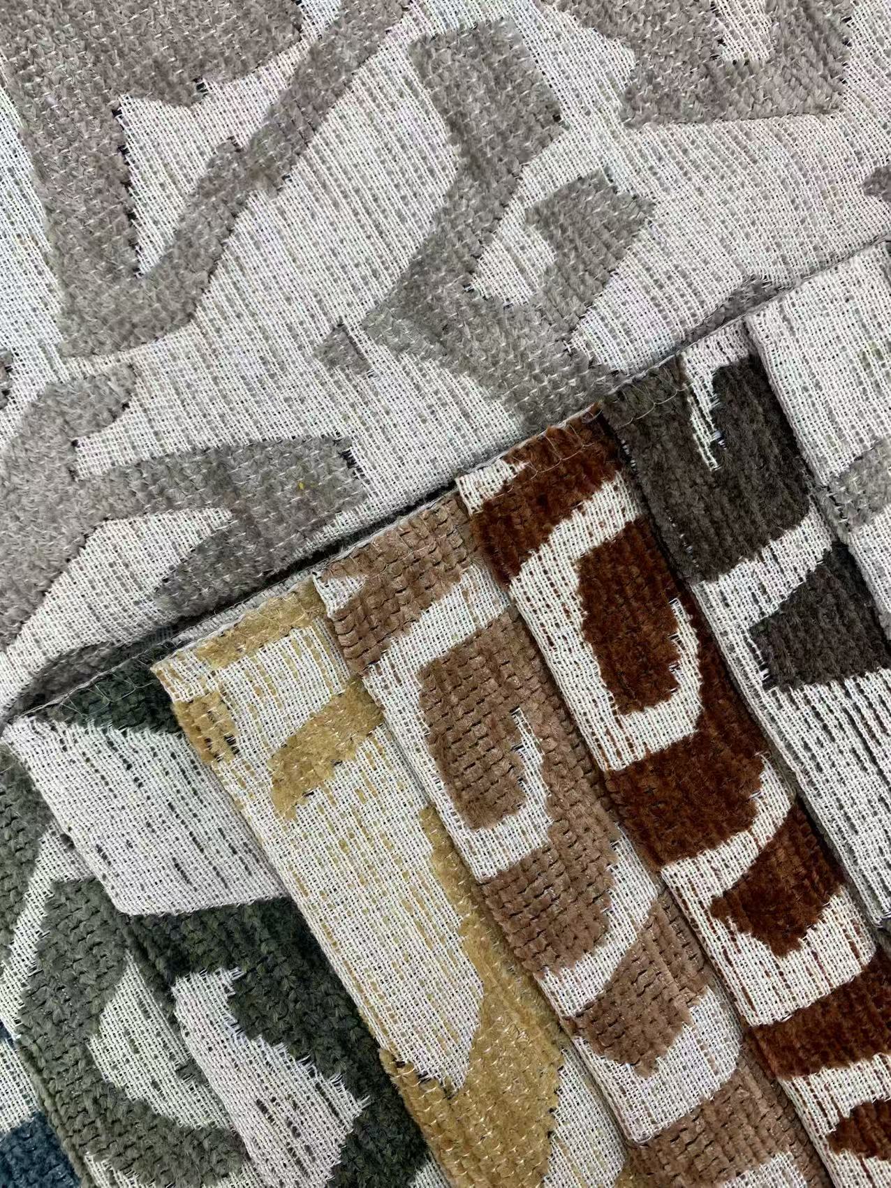 Jacquard Chenille Fabric Jacquard Chenille Fabric
