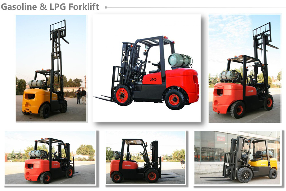 CARRETILLA ELEVADORA A GASOLINA 3TONS-1 3TONS GASOLINE FORKLIFT-1
