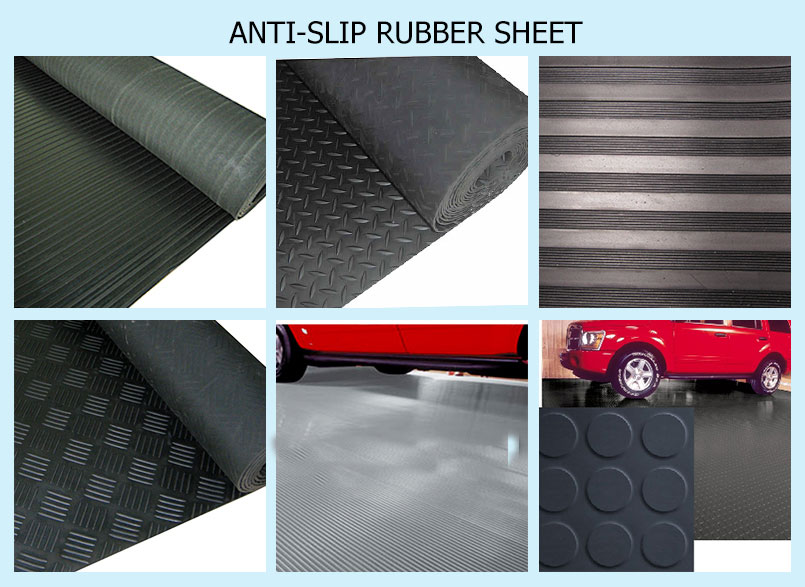 anti slip rubber sheet