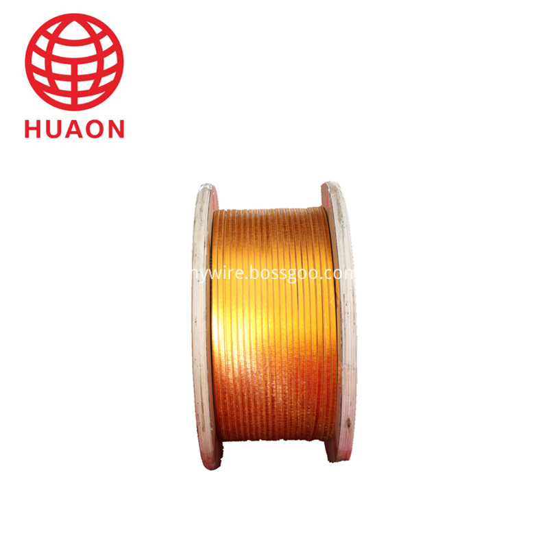 Film Covered  Flat Copper Wire