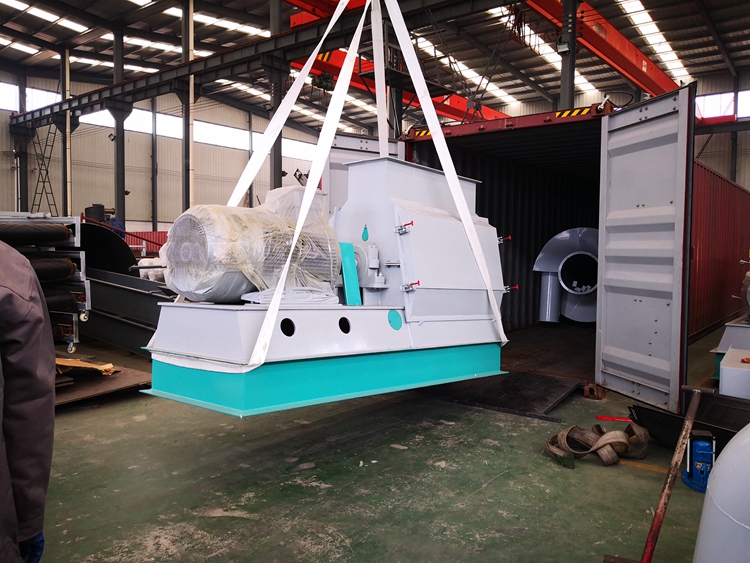 Livraison de granulateur de biomasse Delivery of biomass granulator