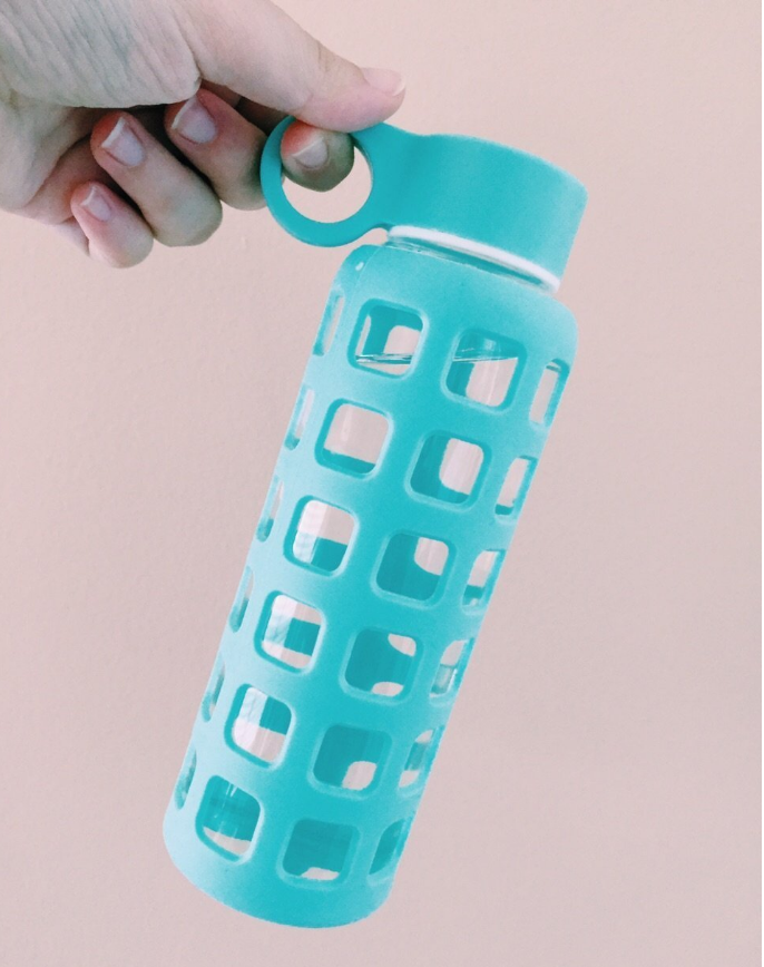 Glass Water Bottle