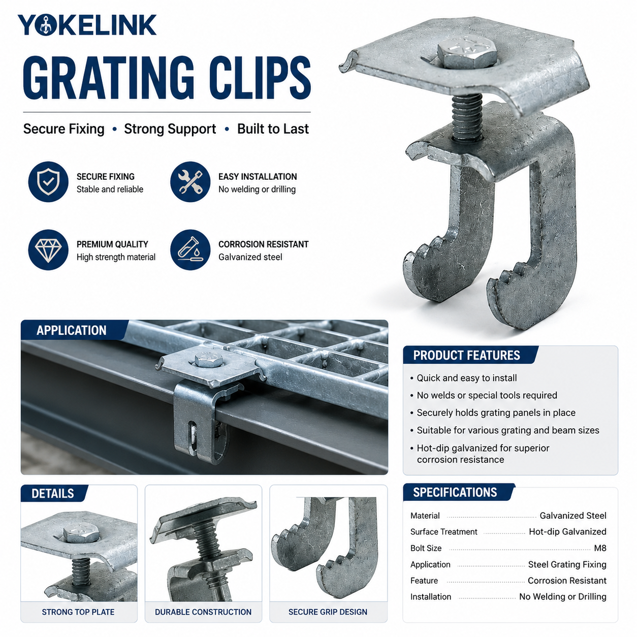 grating clip grating clip