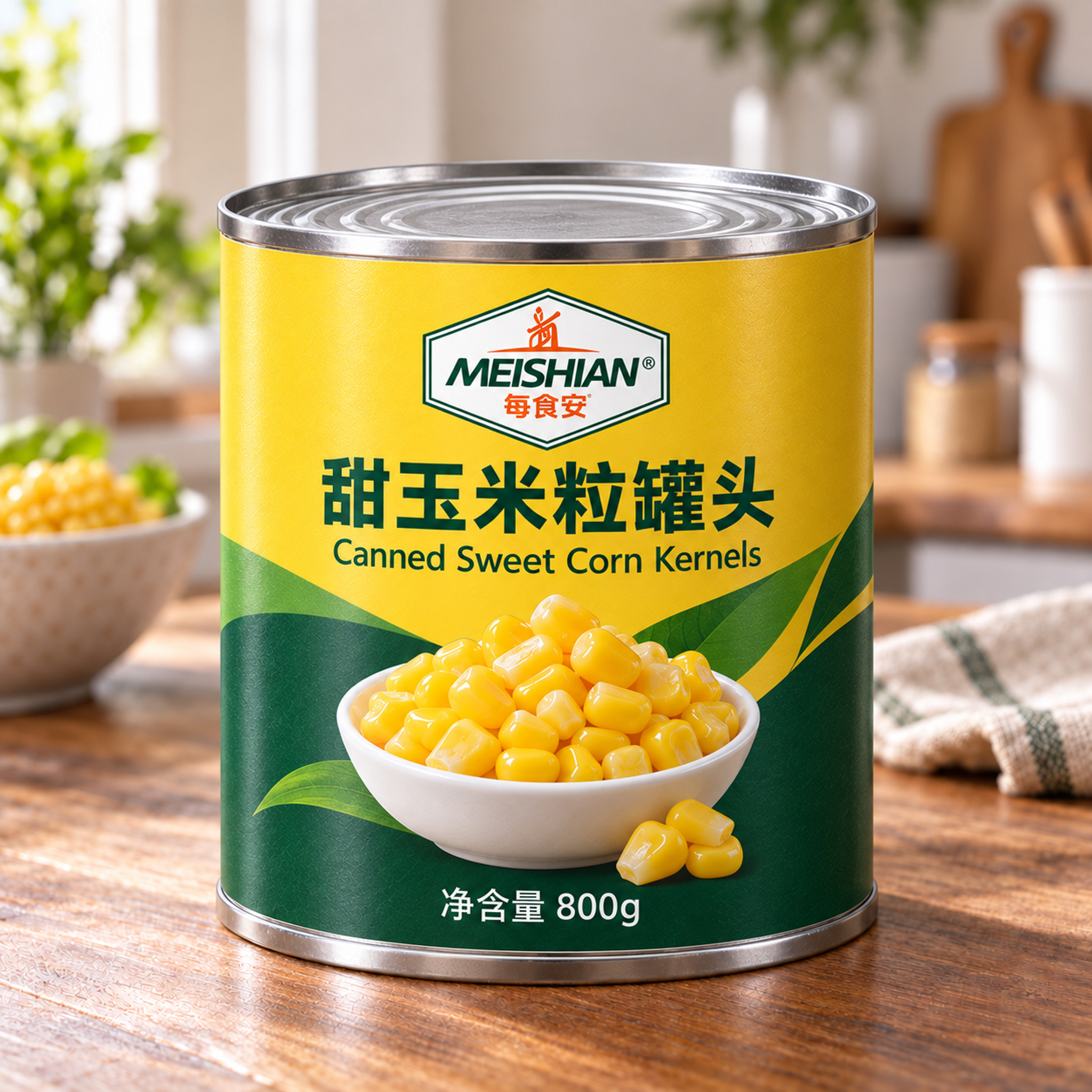 Canned Sweet Corn Kernels 800g3 Canned Sweet Corn Kernels 800g3