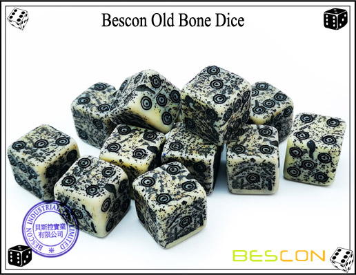 Bescon Old Bone Dice-1 Bescon Old Bone Dice-1