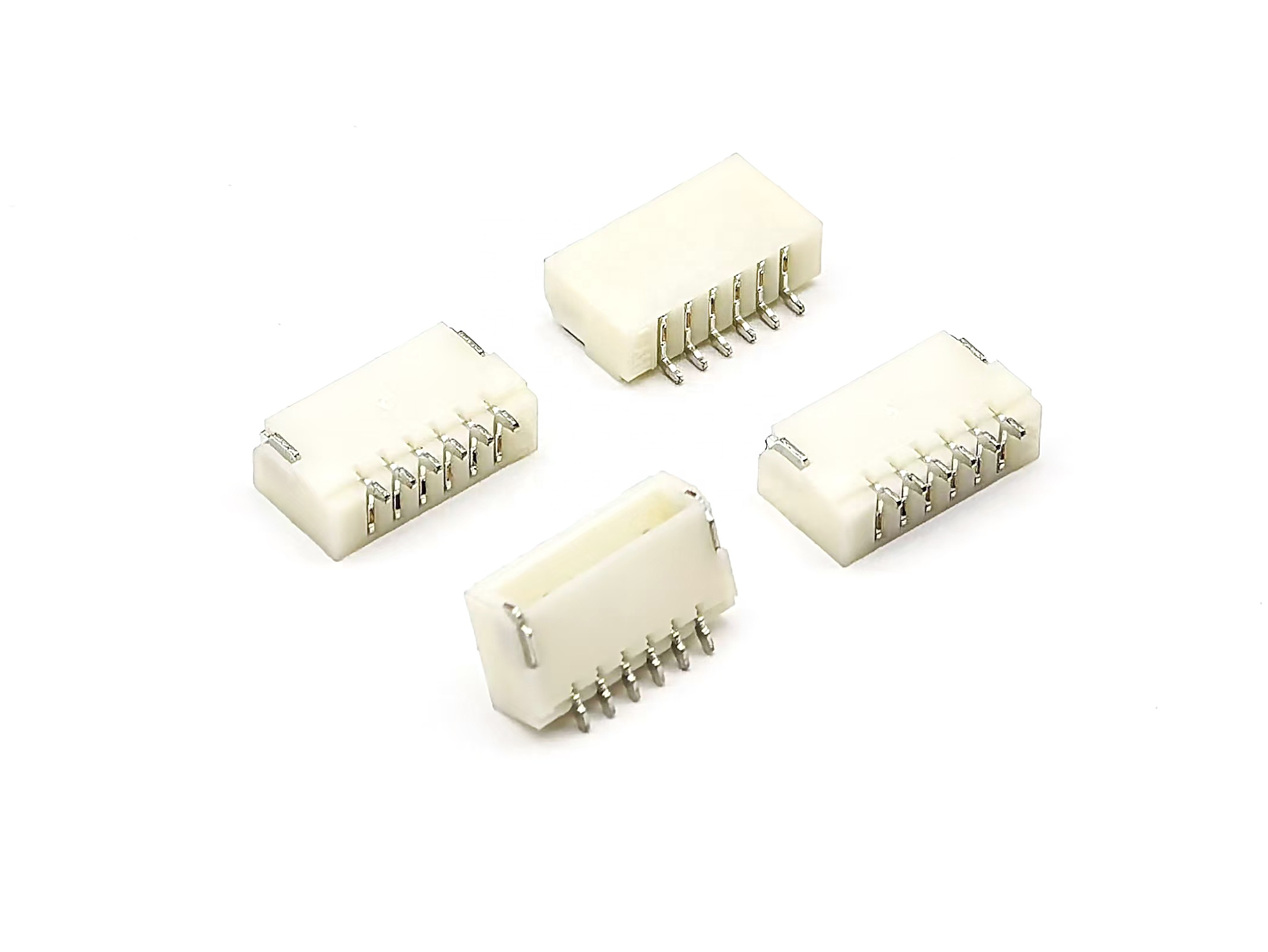 PH1.0mm Ultra-thin Right-angle Wafer SMT Type Pin Header Connector "I-Type" With Long Pins 6P PH1.0mm Ultra-thin Right-angle Wafer SMT Type Pin Header Connector "I-Type" With Long Pins 6P