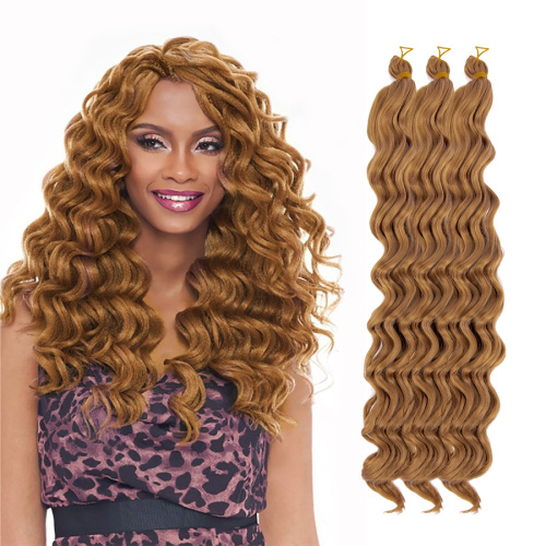 Synthetic Hair Bulk Deep Wave Crochet Hair Extension Supplier, Supply Various Synthetic Hair Bulk Deep Wave Crochet Hair Extension of High Quality