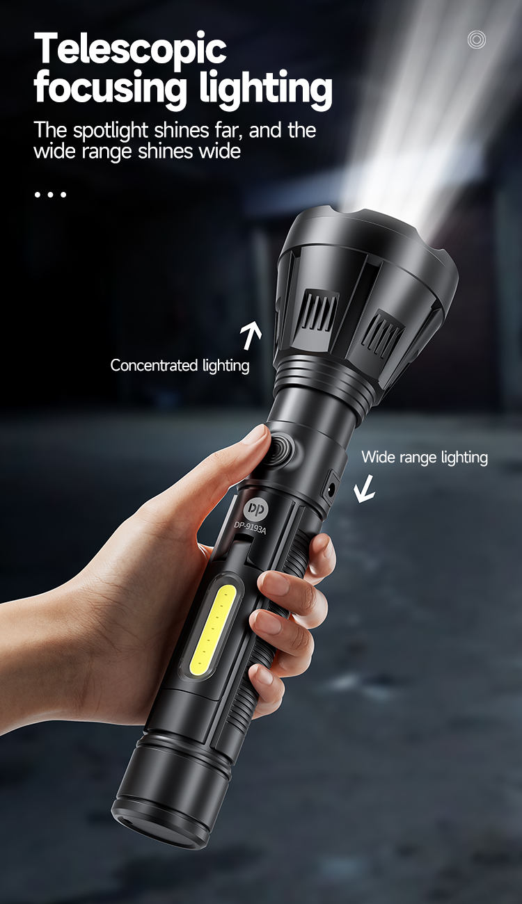 05-9193A-Wide Range High Power LED Tactical Flashlight Torch 05-9193A-Wide Range High Power LED Tactical Flashlight Torch