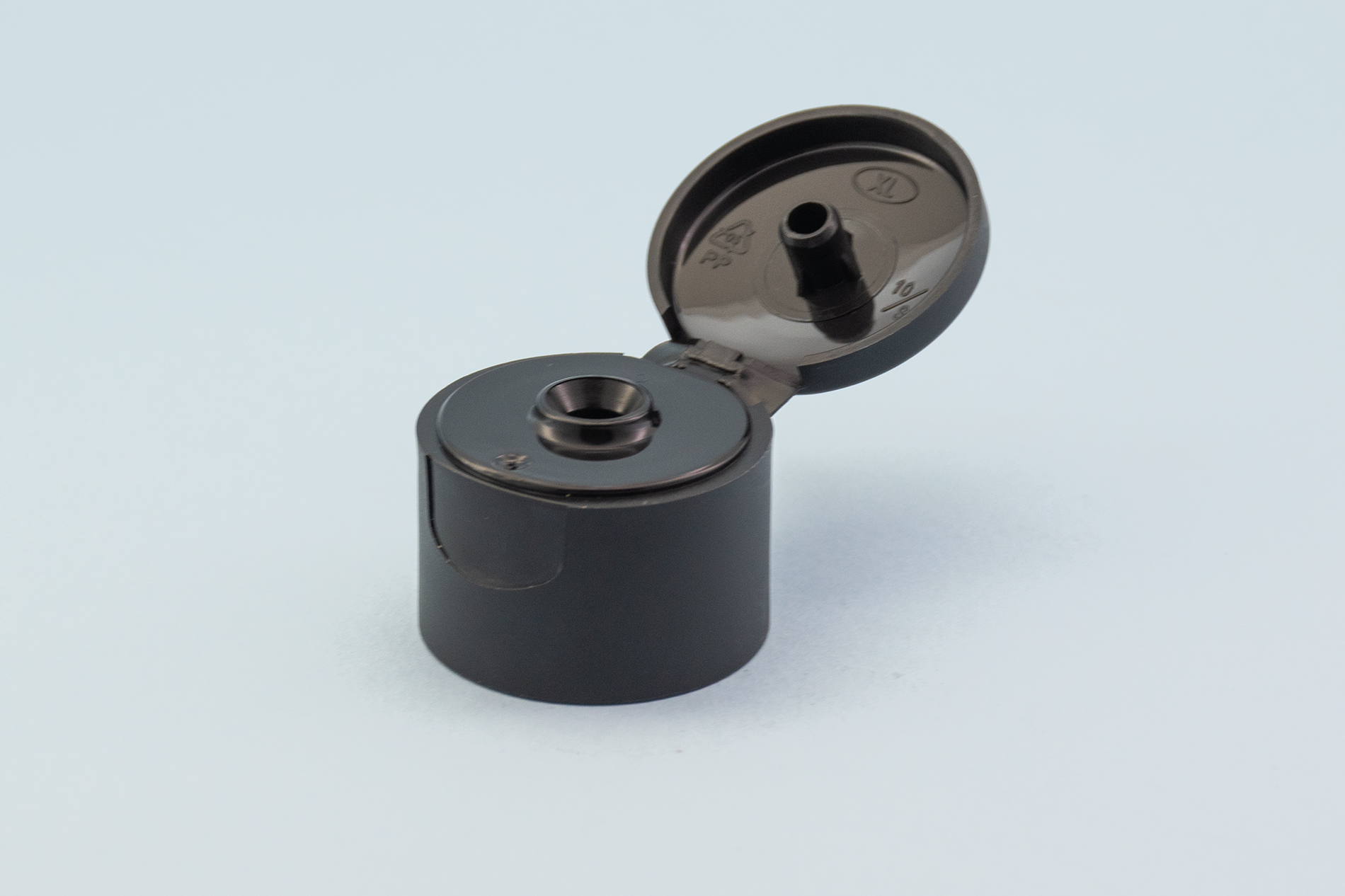 24/410 Matte Black Flip Top Cap 24/410 Matte Black Flip Top Cap