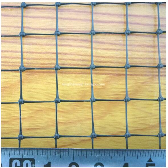 Plastik diregangkan Square Mesh Deer Fencing Plastic Stretched Square Mesh Deer Fencing