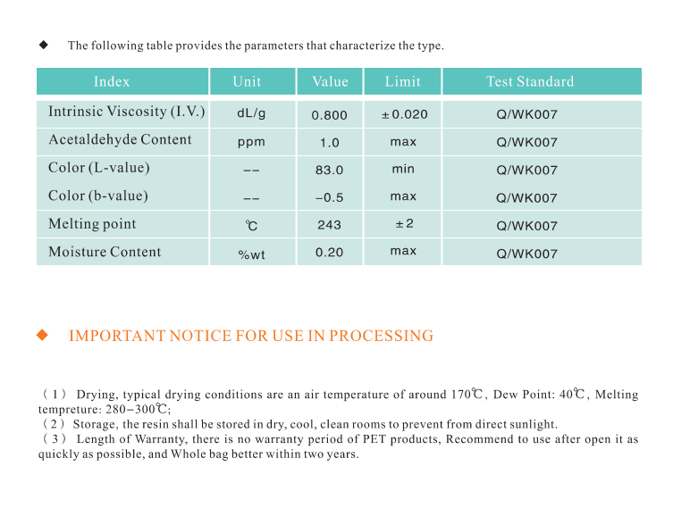 High Quality PET Resin for Water Bottle Production High Quality PET Resin for Water Bottle Production