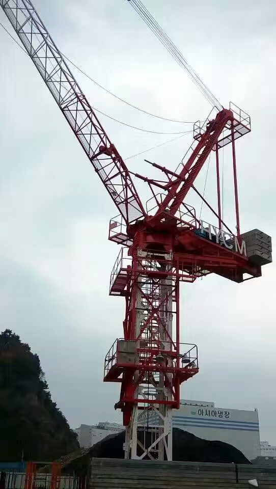 Guindaste de torre de Derrilhando do guindaste 10t Luffing para construir 10t Luffing Crane Derricking Tower Crane For Building