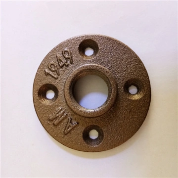 Malleable Iron 1 2 3 4 Bsp Floor Flange China Manufacturer