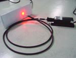 red fiber coupled laser