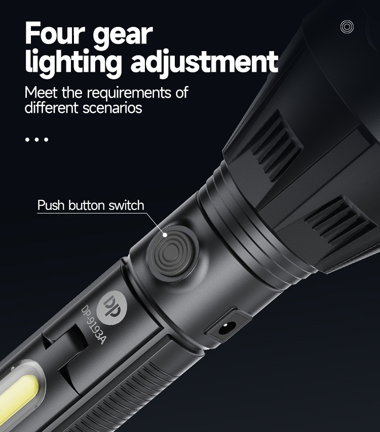 06-9193A-Wide Range High Power LED Tactical Flashlight Torch 06-9193A-Wide Range High Power LED Tactical Flashlight Torch