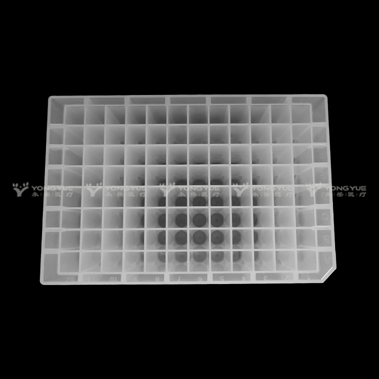 2 2ml 96 Square Well Plate Conical Bottom