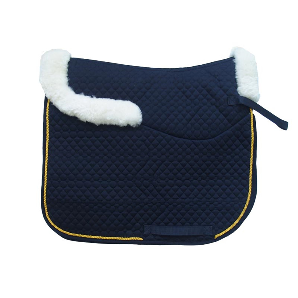 sheepskin horse saddle pad