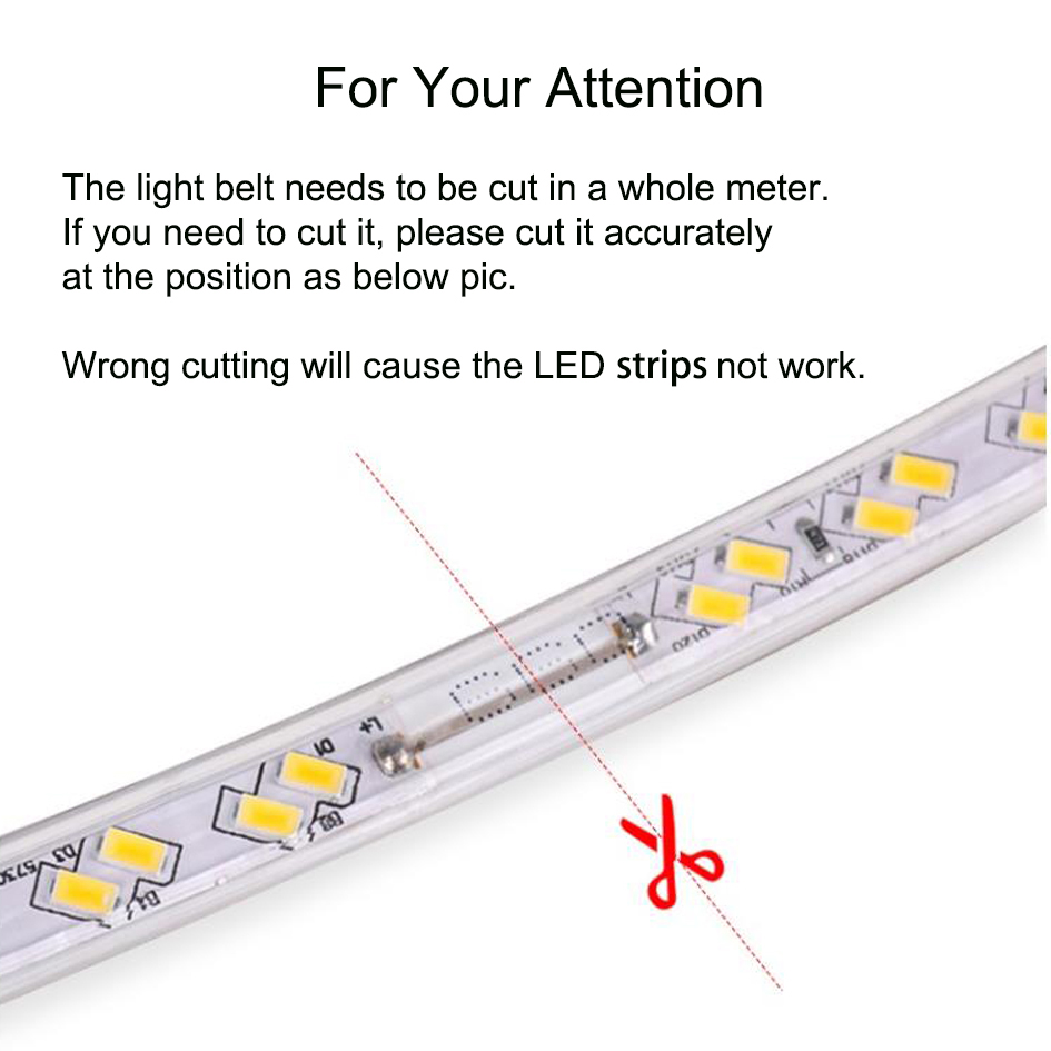 LED strips attention
