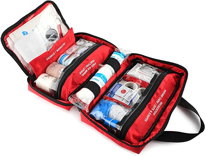 El botiquín de primeros auxilios supera los estándares de OSHA Ansi para 50 personas First Aid Kit, Exceeds OSHA Ansi Standards for 50 People