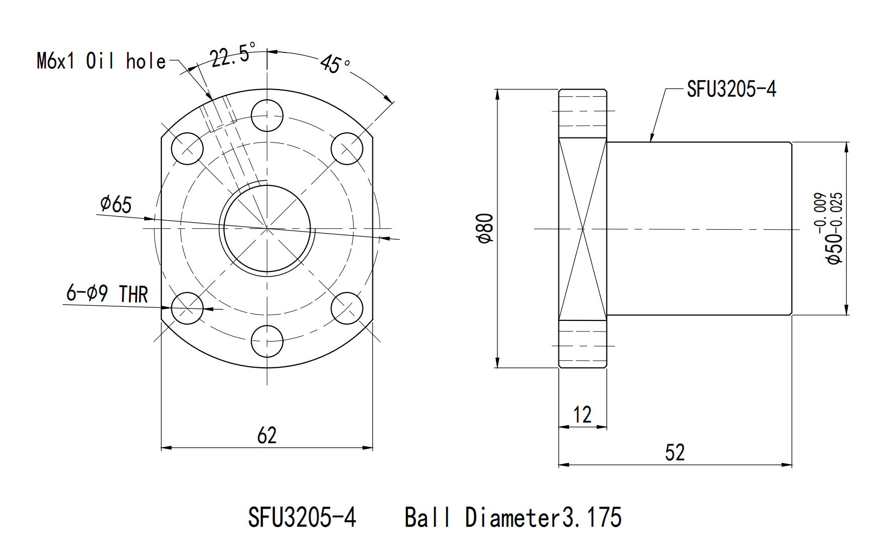 high precise 1204 ball screw high precise 1204 ball screw
