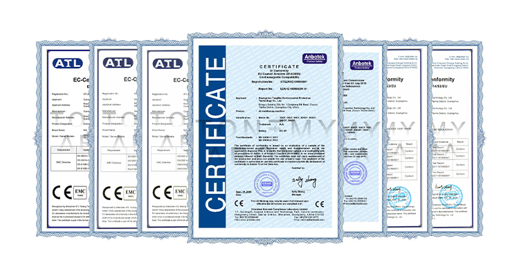 Certificado de Difusor Tonemy Tonemy Diffuser Certificate