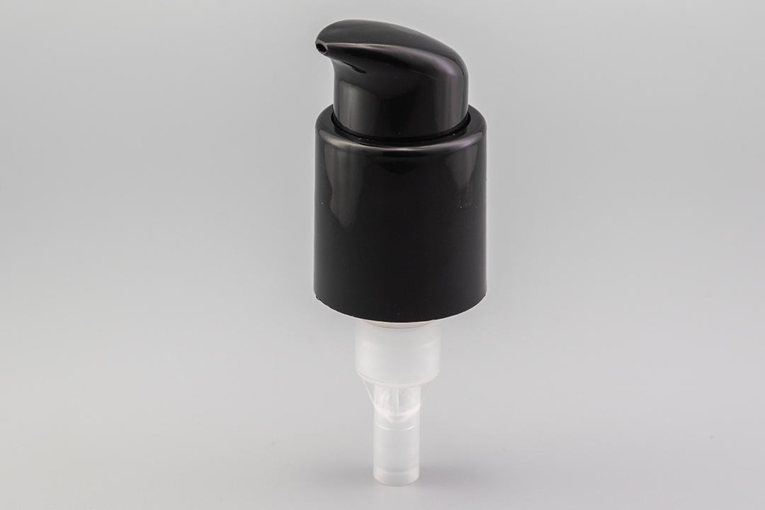 24/410 Black Smooth Left-Right Lock Lotion Pump with Protective Cap 24/410 Black Smooth Left-Right Lock Lotion Pump with Protective Cap