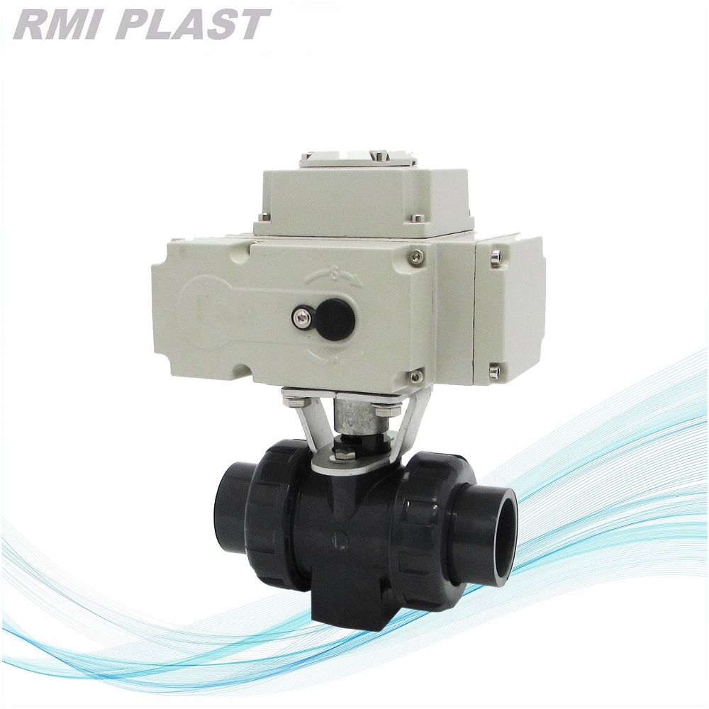 China Electric Ball Valve UPVC With Limit Switch, High Quality Electric