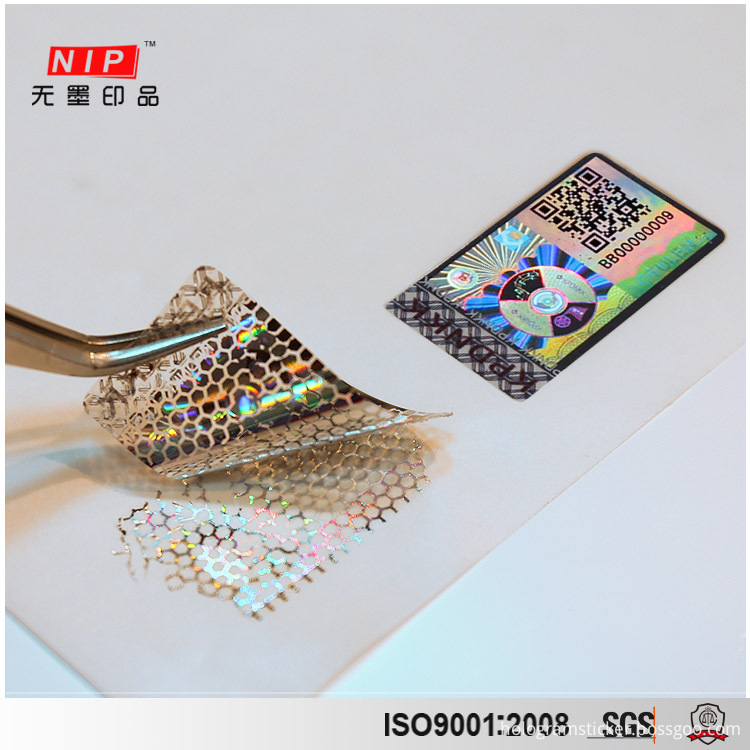 Honeycomb Hologram Sticker