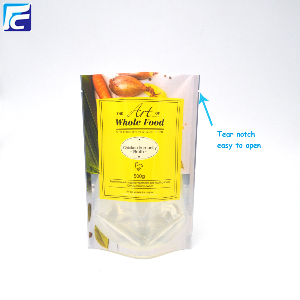Bolsa de embalagem de alumínio transparente Transparent Aluminum Foil Packaging Bag