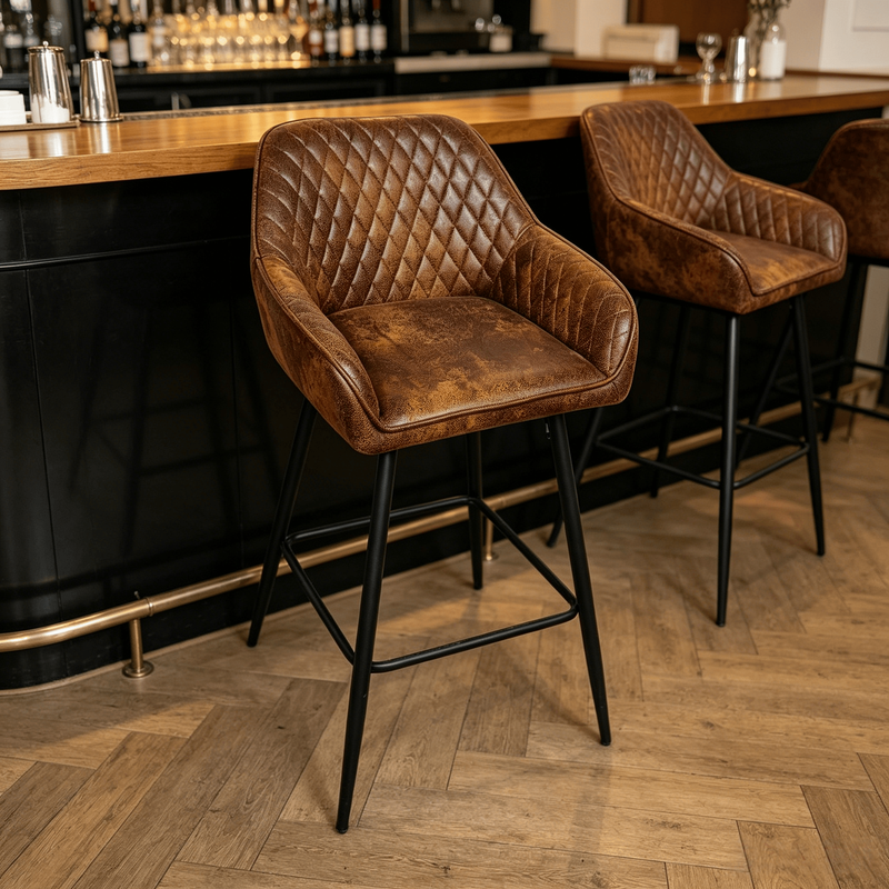 BRJY-022-TJBRN bar chair7 BRJY-022-TJBRN bar chair7
