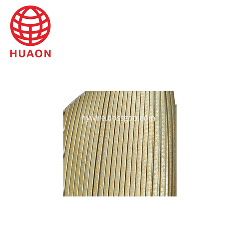 Glass Fiber Film Covered Flat Copper Wire